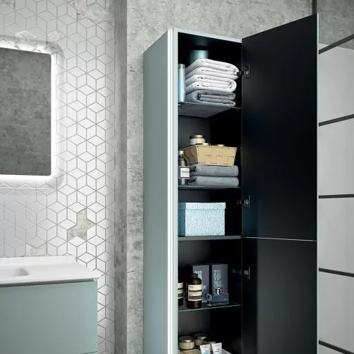  Saxo - Colonne 2 portes sans poignée  - SAXOA3336G