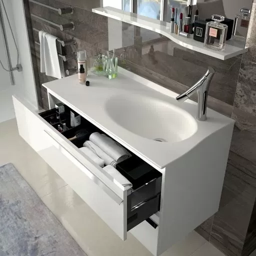  Joya - Meuble vasque 2 tiroirs - JOYA106D