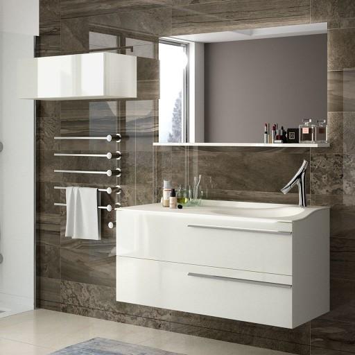  Joya - Meuble vasque à droite 2 tiroirs - JOYA120D