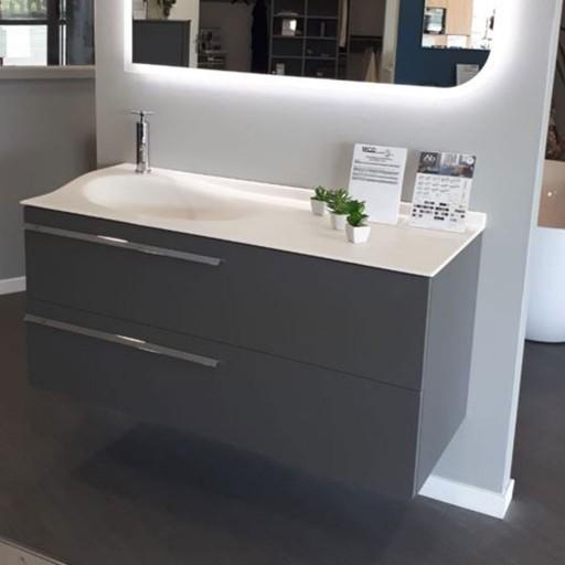  Joya - Meuble vasque à gauche 2 tiroirs - JOYA120G