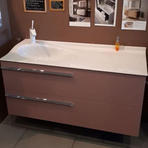  Joya - Meuble vasque à gauche 2 tiroirs - JOYA120G