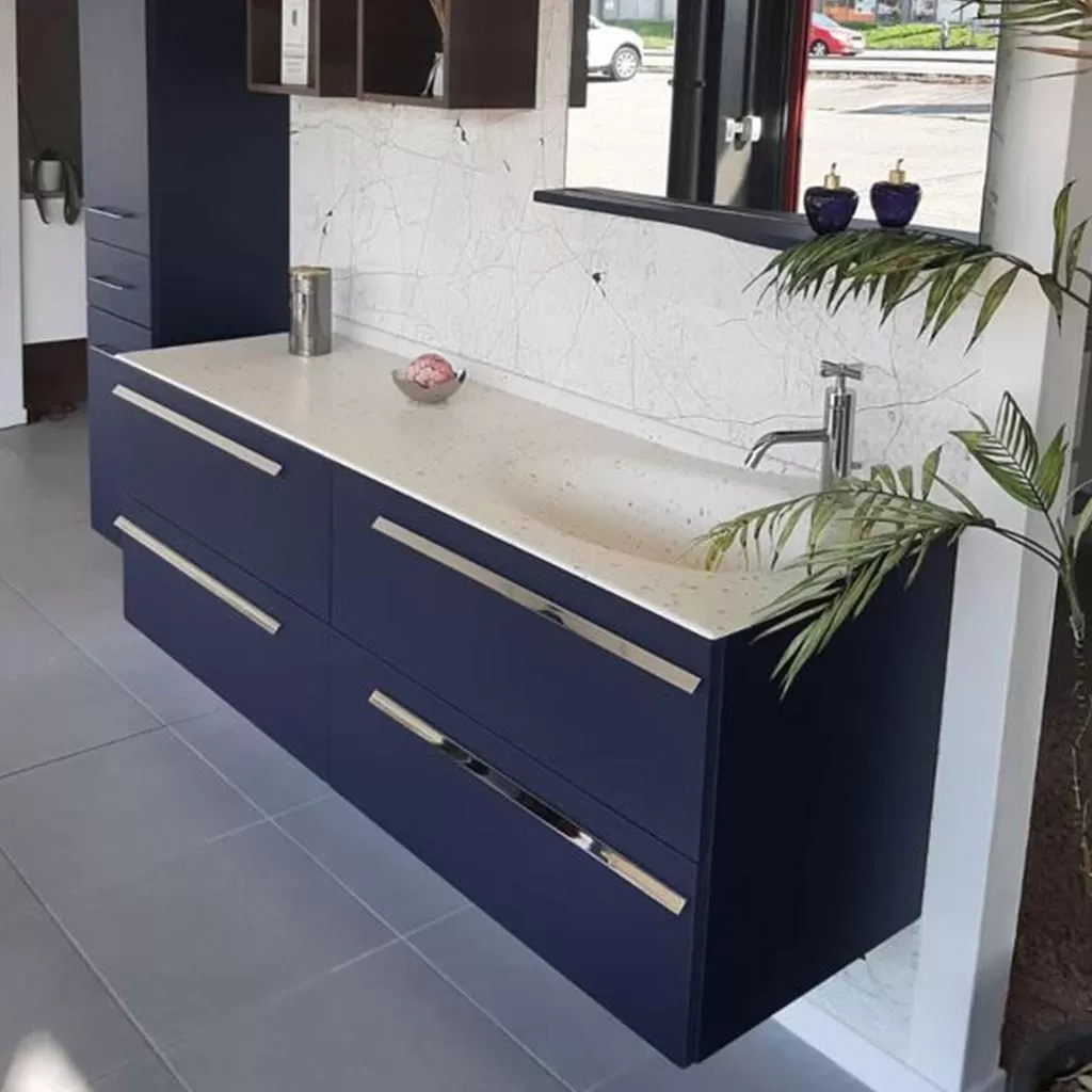  Joya - Meuble vasque à droite 4 tiroirs - JOYA161D