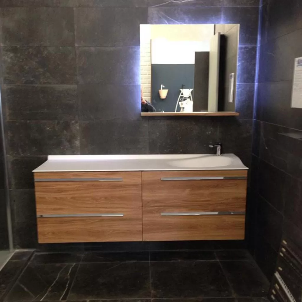  Joya - Meuble vasque à droite 4 tiroirs - JOYA161D