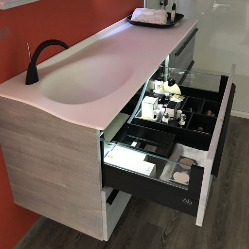  Joya - Meuble vasque à gauche 4 tiroirs - JOYA161G