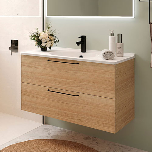 Poignée Allure chrome, noir mat ou or